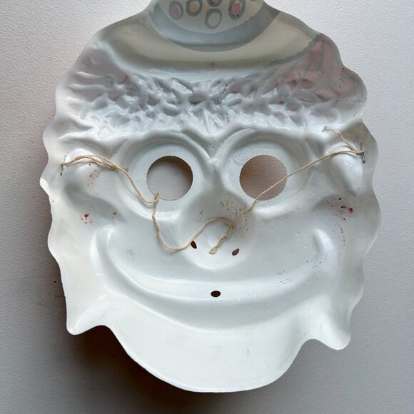 Vintage Halloween Ben Cooper Style Clown Mask - Picture 3 of 3